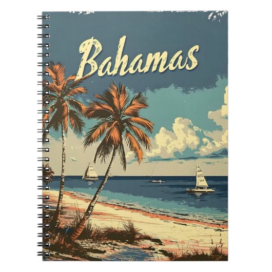 Bahama's Vintage Notitieboek (Voorkant)