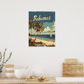 Bahama's Vintage Poster (Keuken)