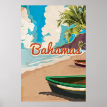 Bahama's vintage reisposter