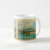 Bahamas Vintage Travel Koffiemok (Voorkant rechts)