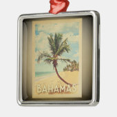 Bahamas Vintage Travel Ornament Palm Tree (Links)