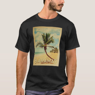 Bahamas Vintage Travel T-shirt - strand