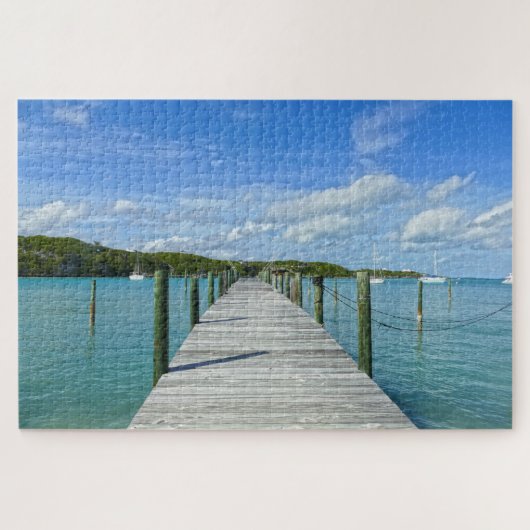 Bahamas Vist Pier, Great Abaco Island, Bahama's Legpuzzel (Horizontaal)
