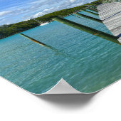 Bahamas Vist Pier, Great Abaco Island, Bahama's Poster (Hoek)