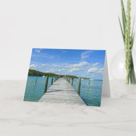 Bahamas Vist Pier, Great Abaco Island Kaart