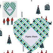 Bahamas vlag betegeld ornament