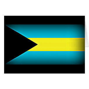 Bahamas Vlag Donkere rand
