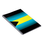 Bahamas Vlag Donkere rand Notitieboek (Rechterzijde)