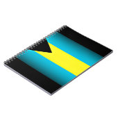 Bahamas Vlag Donkere rand Notitieboek (Linkerzijde)