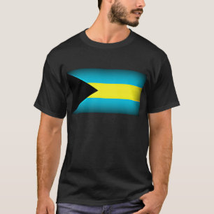 Bahamas Vlag Donkere rand T-shirt