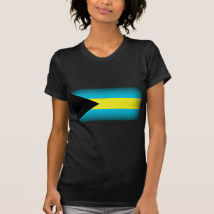 Bahamas Vlag Donkere rand T-shirt