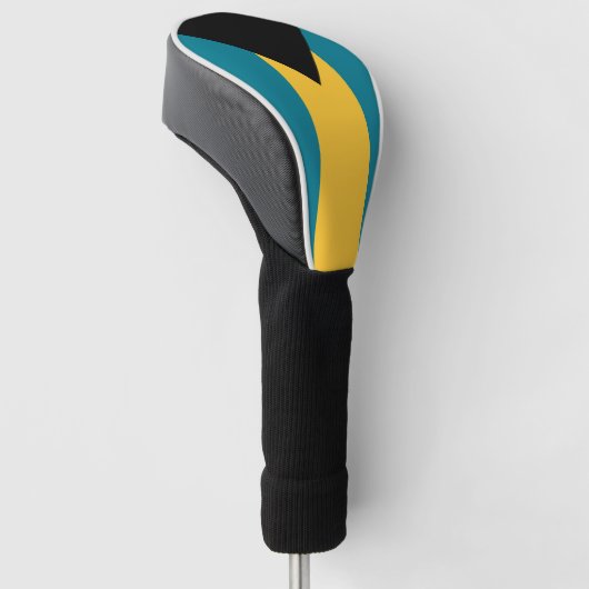 Bahamas vlag Golf Head Hoesje Golfheadcover (Schuin)