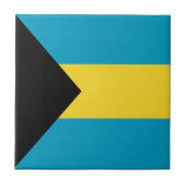 Bahamas Vlag Keramische Tile Tegeltje (Voorkant)