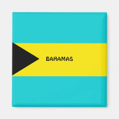 Bahamas vlag koelkastmagneet magneet (Voorkant)