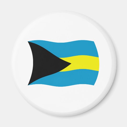 Bahamas Vlag Magneet (Voorkant)