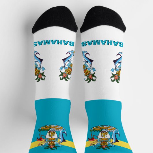 Bahama's Vlag Patriottisch, Duurzame Bahama's Sokken (Top)