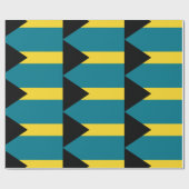 Bahamas Vlag Patroon Cadeaupapier (Vlak)