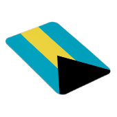 Bahamas Vlag Premium Magnet Magneet (Rechterzijde)