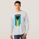 Bahamas Vlag  T-shirt (Voorkant volledig)