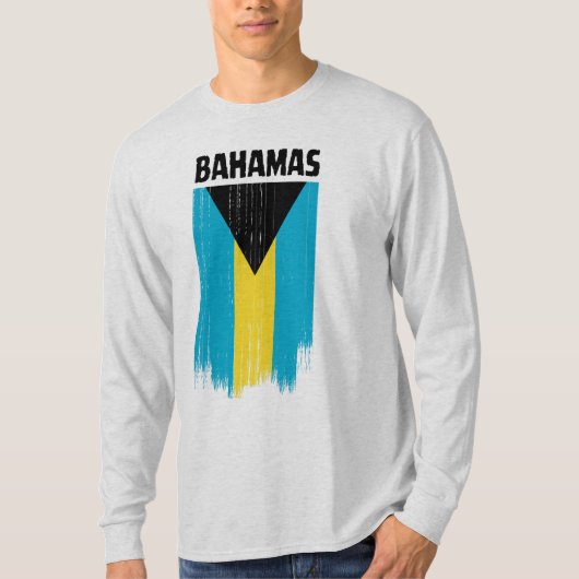 Bahamas Vlag  T-shirt (Voorkant)
