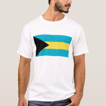 Bahamas Vlag T-Shirt, Patriottische T-Shirts,