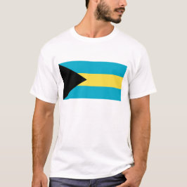 Bahamas Vlag T-Shirt, Patriottische T-Shirts, T-shirt
