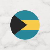 Bahama's vlag Tafel Confetti (Kleine voorkant)