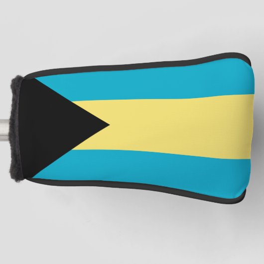 Bahamas Vlag Totale Afdekking Golfheadcover (Voorkant)