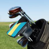 Bahamas Vlag Totale Afdekking Golfheadcover (Insitu)
