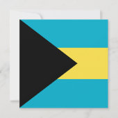 Bahamas Vlag Uitnodiging (Voorkant)