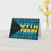 Bahama's Vlag Verjaardag Kaart (Gele Bloem)