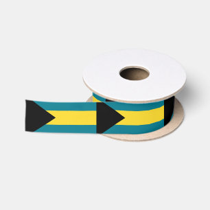 Bahamas Vlag Verjaardagstaart Satijnen Lint