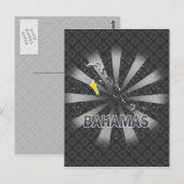 Bahamas-vlaggenkaart 2.0 briefkaart (Voorkant / Achterkant)