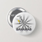 Bahamas-vlaggenkaart 2.0 ronde button 5,7 cm (Voorkant /achterkant)