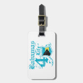 Bahama's voor het leven bagagelabel (Voorkant verticaal)