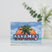 Bahama's voor overs briefkaart (Staand voorkant)