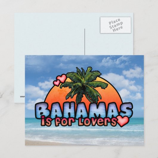 Bahama's voor overs briefkaart (Voorkant / Achterkant)