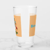 Bahamas Wapen - Marlin, Flamingo, Conch Glas (Links)