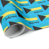 Bahamas-wrapppapier, Bahamas-vlagpatriottisch Cadeaupapier (Rol Hoek)