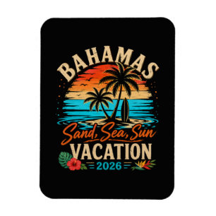 Bahama's Zand Zee Zon Vakantie 2026 Magneet
