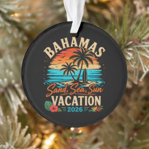 Bahama's Zand Zee Zon Vakantie 2026 Ornament