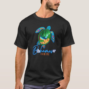 Bahamas Zeeschildpad Caribe Vakantie Gezinsreis   T-shirt