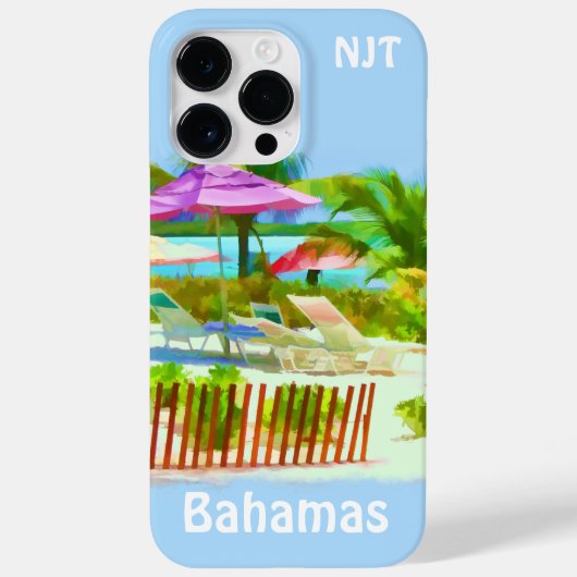 Bahamas Zomer Vakantie Strand Scène - Painterly Case-Mate iPhone Case (Achterkant)