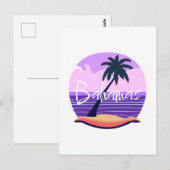 Bahama's zomervakantie briefkaart (Voorkant / Achterkant)
