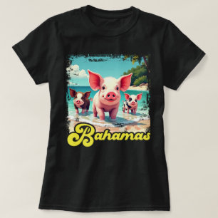 Bahama's Zwemmende Biggen - Exuma Biggenstrand Avo T-shirt