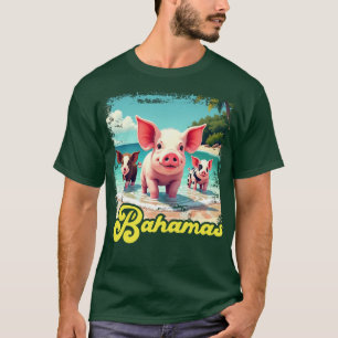Bahama's Zwemmende Biggen - Exuma Biggenstrand Avo T-shirt