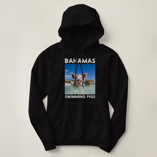 Bahama's Zwemvarkens Exuma Hoodie (Design voorkant)