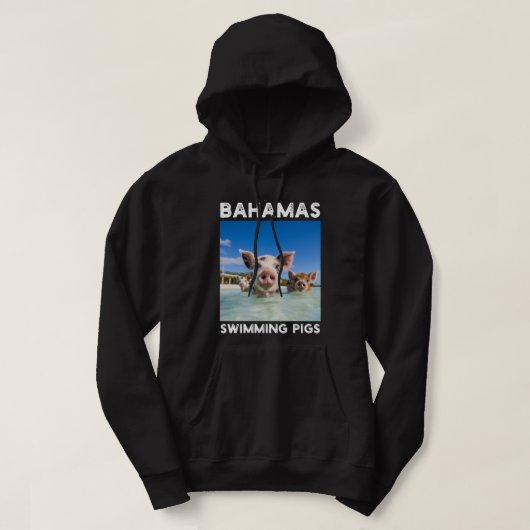 Bahama's Zwemvarkens Exuma Hoodie (Design voorkant)