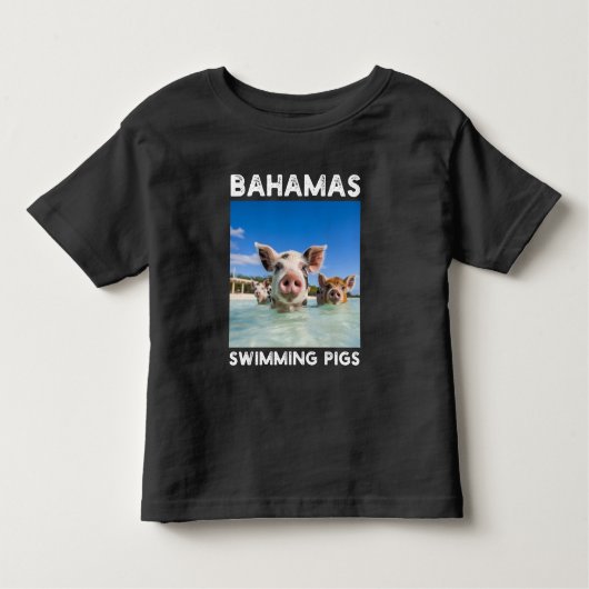 Bahama's Zwemvarkens Exuma Kinder Shirts (Voorkant)