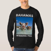 Bahama's Zwemvarkens Exuma T-shirt (Voorkant)